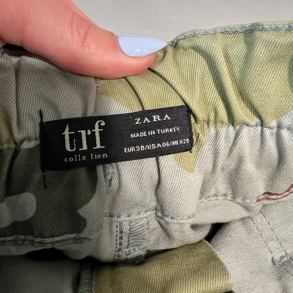 🎖️ZARA Camo Loose Ankle Pant 6 - Picture 3 of 8